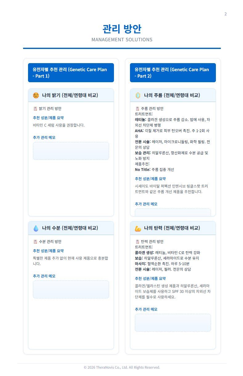 Skin Care Guide Report Page 2